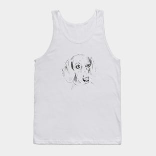 Sausage Dog - Miniature Dachshund Puppy Tank Top